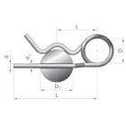 závlačka FD 25-1.1200+GZn