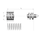Nástrojová pružina BL 20 x 102