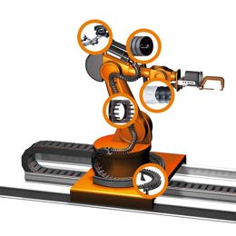 Příslušenství triflex na 3.-6. ose robota Příslušenství triflex na 3.-6. ose robota
