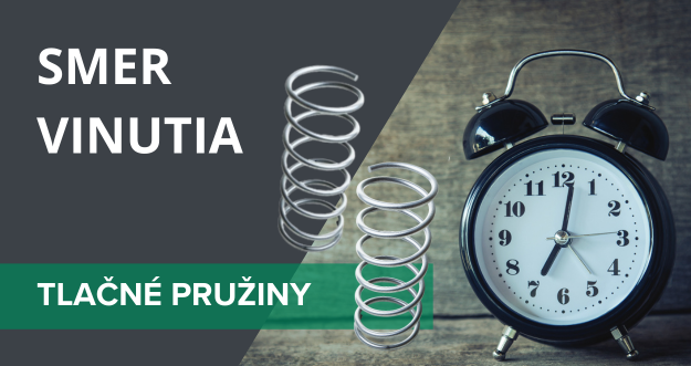 smer vinutia tlačných pružín